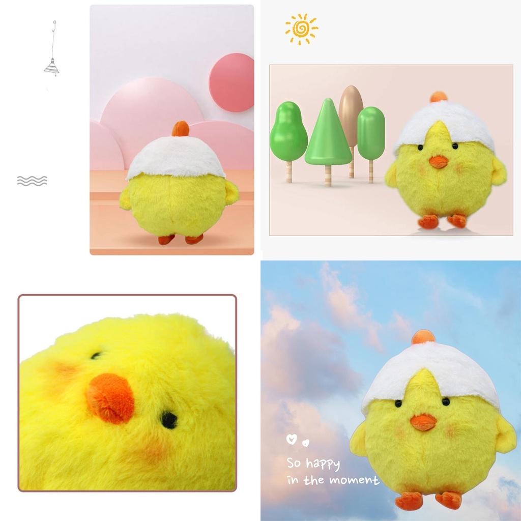 Daidai Chicken Stuffed Animal Cushion Bag For Teens