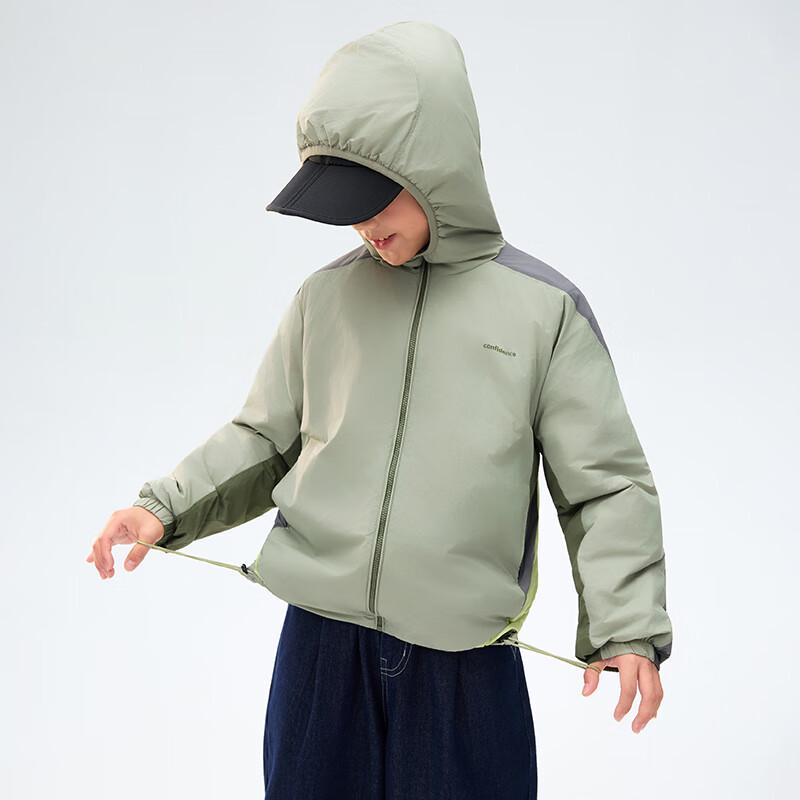 EBAER Kids' Lightweight Padded Softshell Hooded Jacket