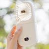 Handheld Mini Fan USB Rechargeable Portable Mute Small Electric Fan Student Dormitory Outdoor Travel Cooling Fan