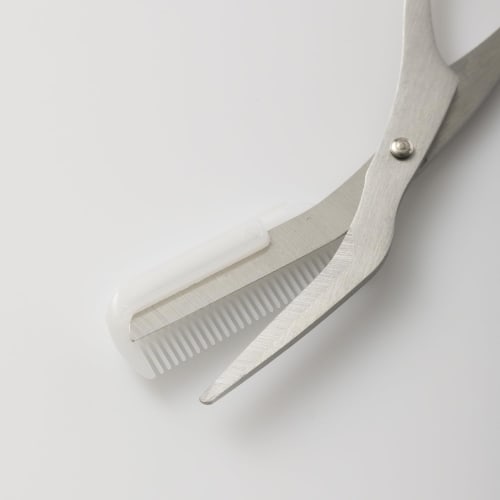 KAI KQ3032 Eyebrow Scissors with Comb, Removable, Pink, Ladies, Right Hand Only, Made In Japan
