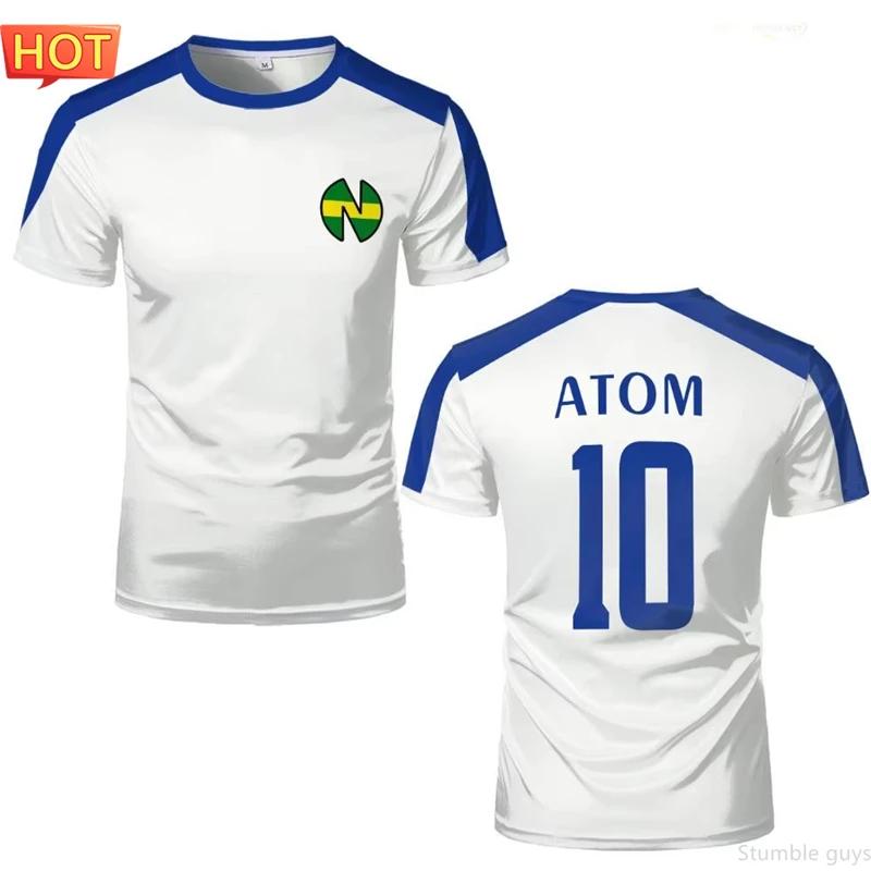 Nankatsu Captain Tsubasa Soccer Jersey Anime Men Clothes Boys Tshirt Kids Cosplay Casual Short Sleeve Top