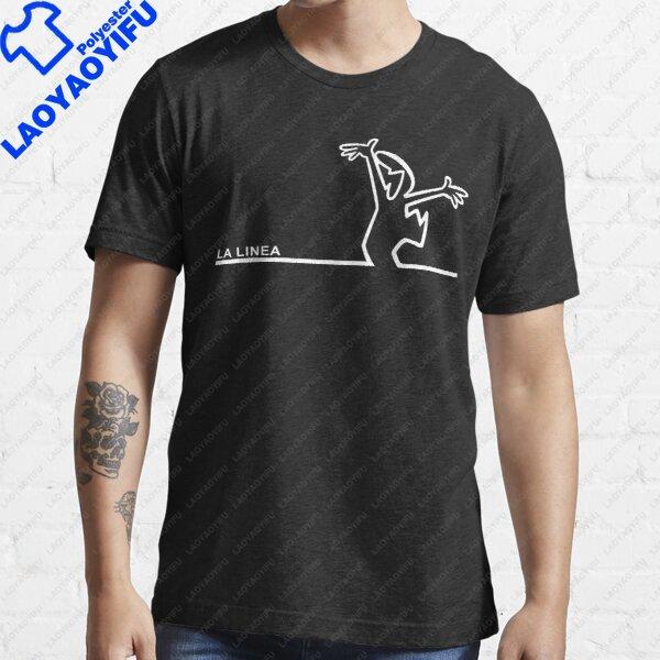 Student Baumwoll-T-Shirt La Linea Bilder Foto Upload T-Shirt Lustig Kreativ Grafik-T-Shirts Herren Sommer XS-4XL Oberteile Freizeit Rundhals-Shirts Unisex,Geschenk,Top
