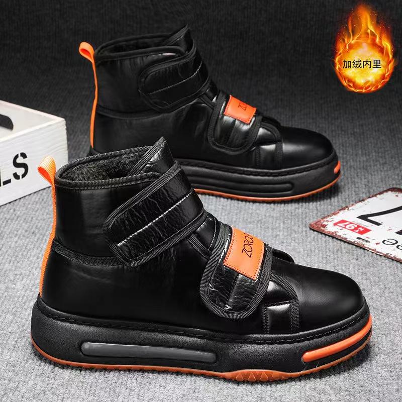 Autum Designer Snow Boots Men Winter Thick Sole Comfortable Cotton Sports Shoes Waterproof Anti Slip Outdoor Casual Shoes Flats