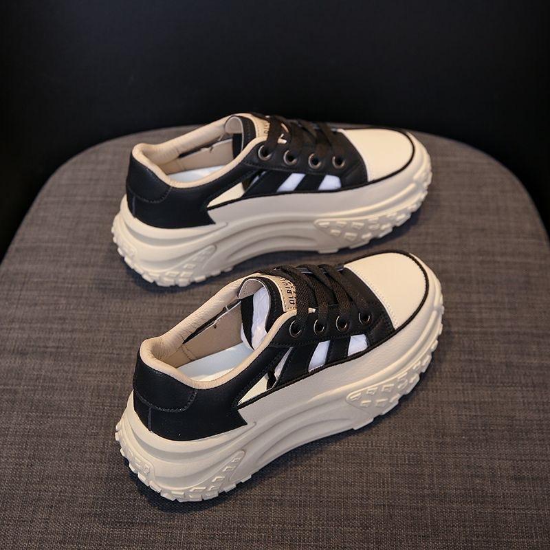 Sandals women's 2025 summer thick-soled lightweight dad shoes hollow casual shoes breathable height-increasing single shoes