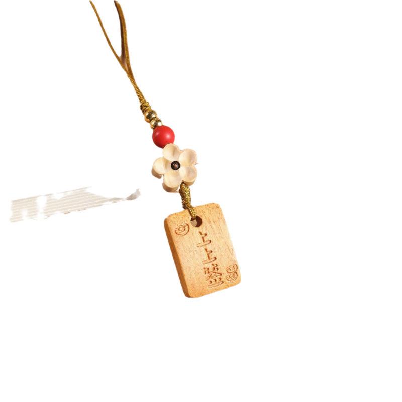 Sandalwood Good Luck Phone Lanyard and Pendant Keychain