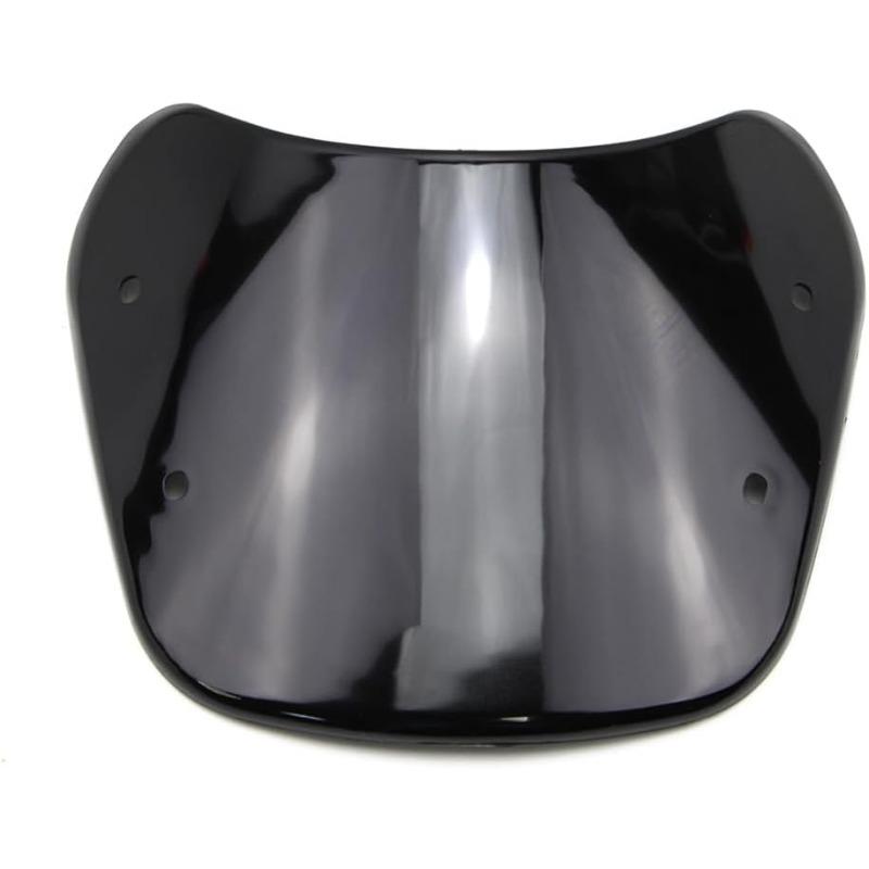 Motorcycle Windshield Universal Black Windscreen for Compatible with Honda Yamaha Kawasaki Suzuki Front Wind Deflector Fairing