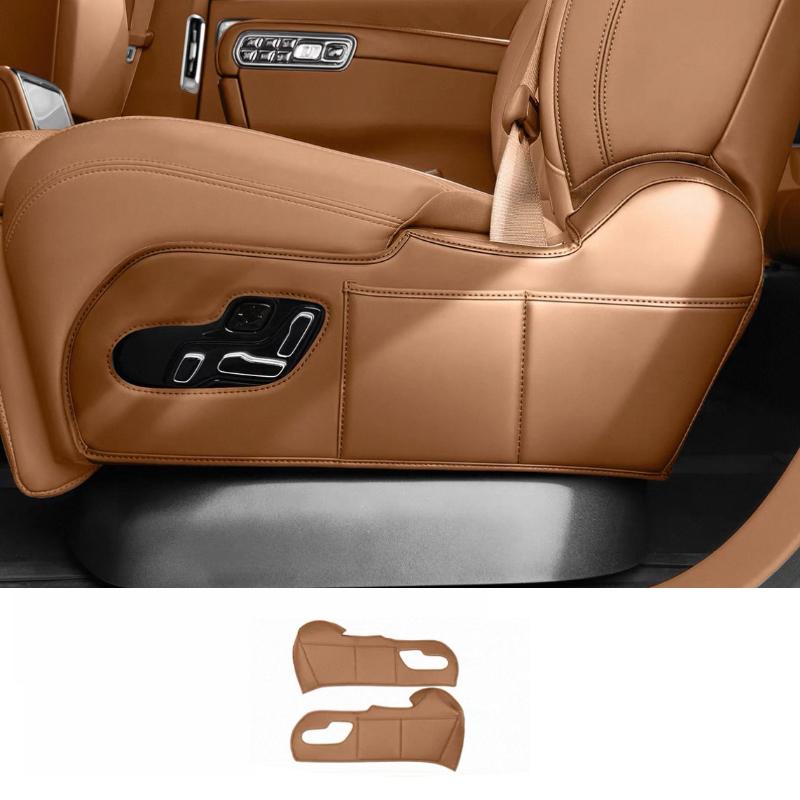 For Zeekr 9X 2025 2026 Second Row Seat Outer Panel Leather Protective Sticker Storage Bag Interior Accessories
