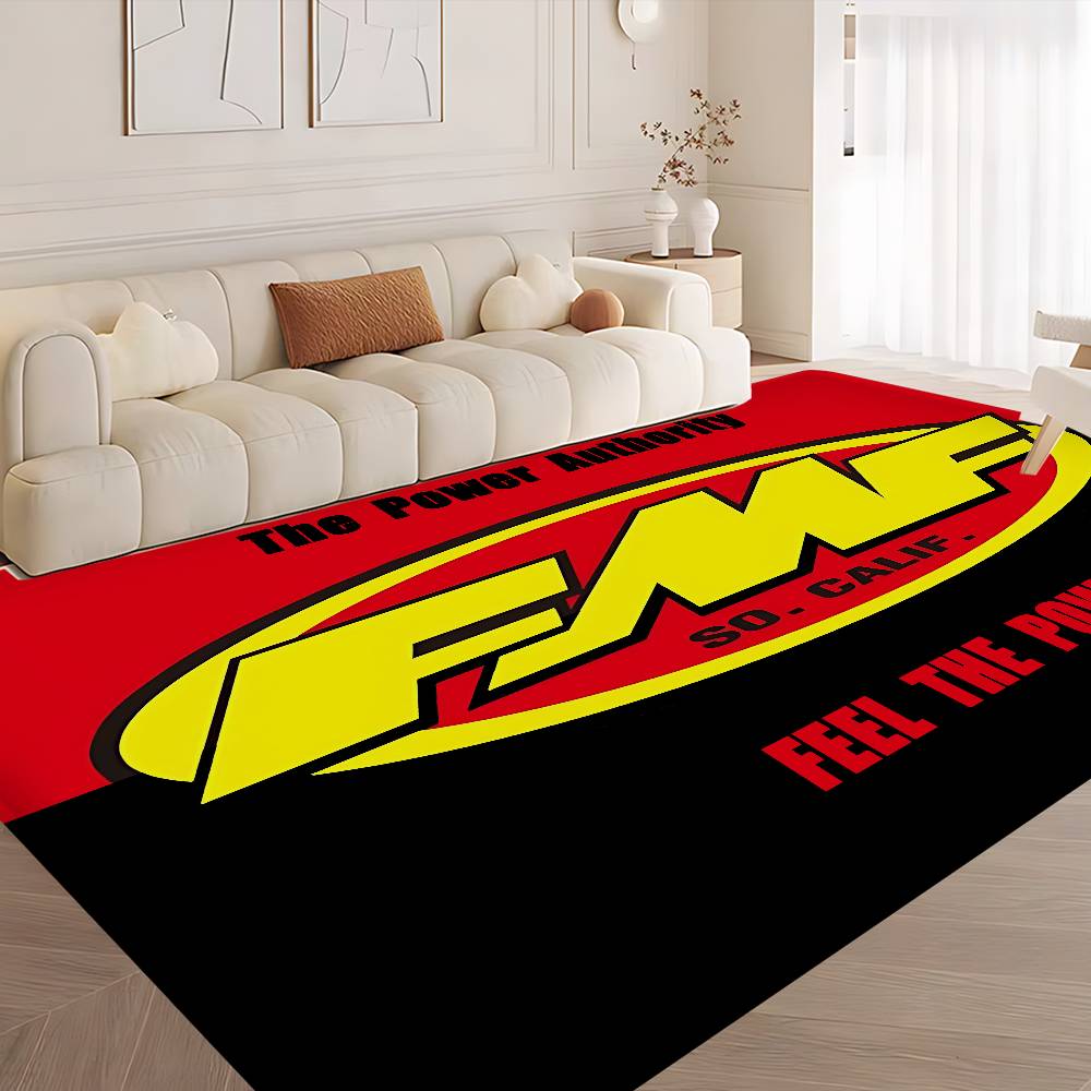 FMF Racing Logo Bathroom Mat Anti-slip Absorb Water Long Strip Cushion Bedroon Mat Welcome Doormat