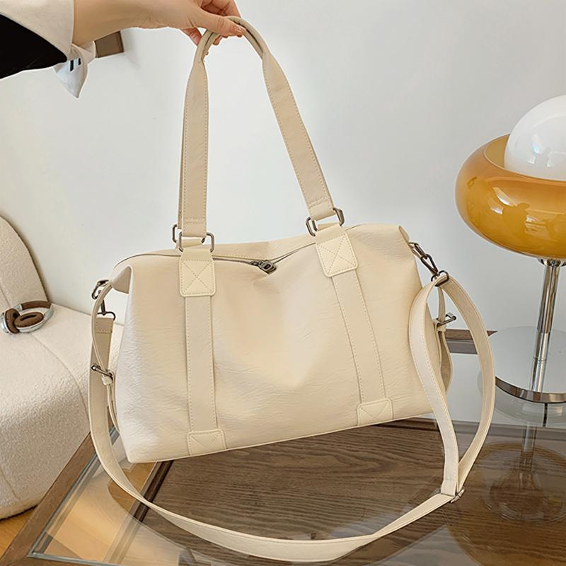 Minimalist Women's Handbag,soft PU Leather Material,large Capacity,solid Color,crossbody Bag,suitable for Travel and Shopping,fashionable Shoulder Bag