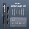 13 in 1 Precision Screwdriver Pen Set Portable Hidden Storage Multi-Function Repair Tool for Phone Computer Glasses Furniture