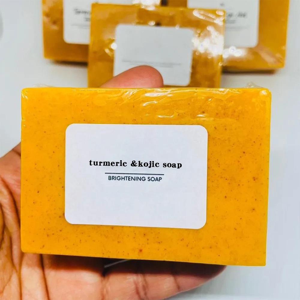 TK Style European & American Turmeric, Lemon, Kojic Acid, Ginger Handmade Cold Process Bath & Face Soap
