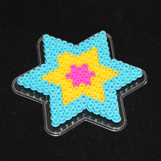 Children Kids Plastic Perler Beads Easy Grip Tweezers Puzzle Toy Clamp Tool