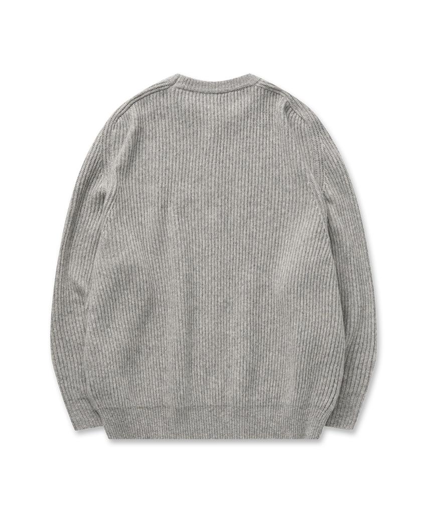 Pilpeu Basic Crewneck Knit 32(Light Gray)