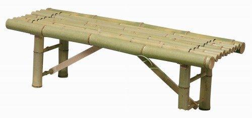 Yamashita Craft (Yamasita Craft) Made in Japan Green Bamboo Bench, Knockdown Style, 25444000
