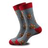 50 Christmas Stocking Styles: Autumn/Winter Cartoon Mid-Calf Socks, Perfect Holiday Gift
