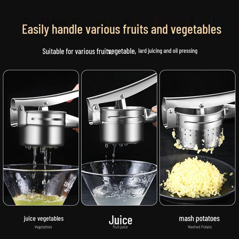 Direan Stainless Steel Manual Vegetable and Fruit Squeezer