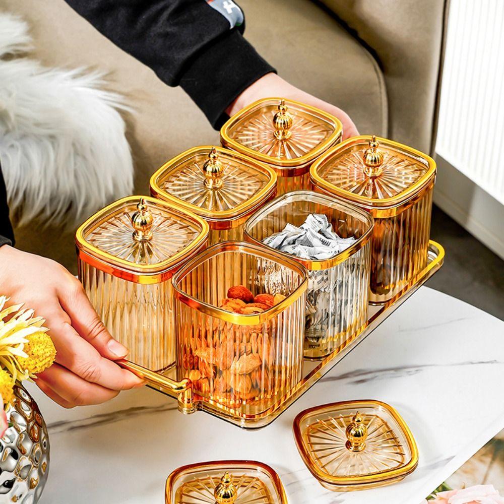 Creative Storage Box Exquisite Storage Can Multipurpose Seasoning Jar Set  Powder Bottle