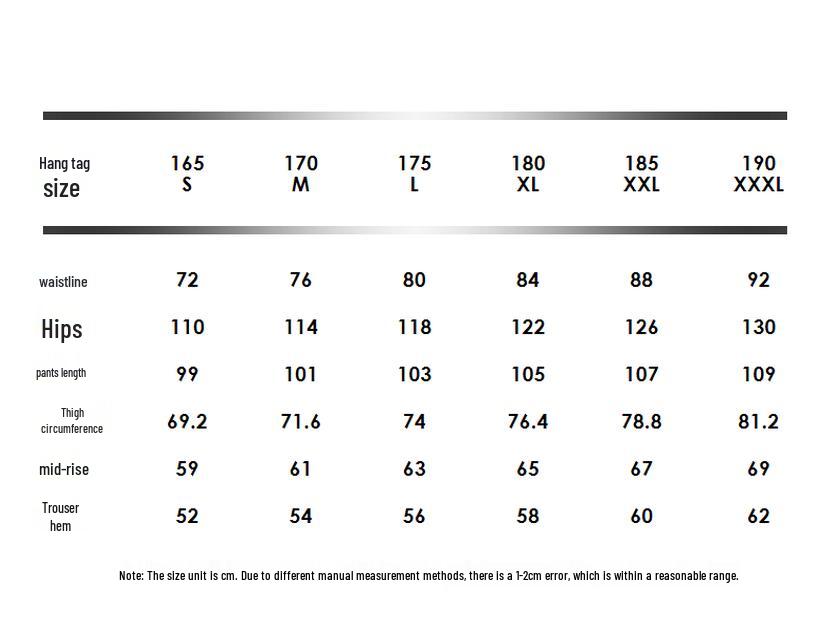 GXG Men's 2024 A/W Straight-Leg Casual Pants