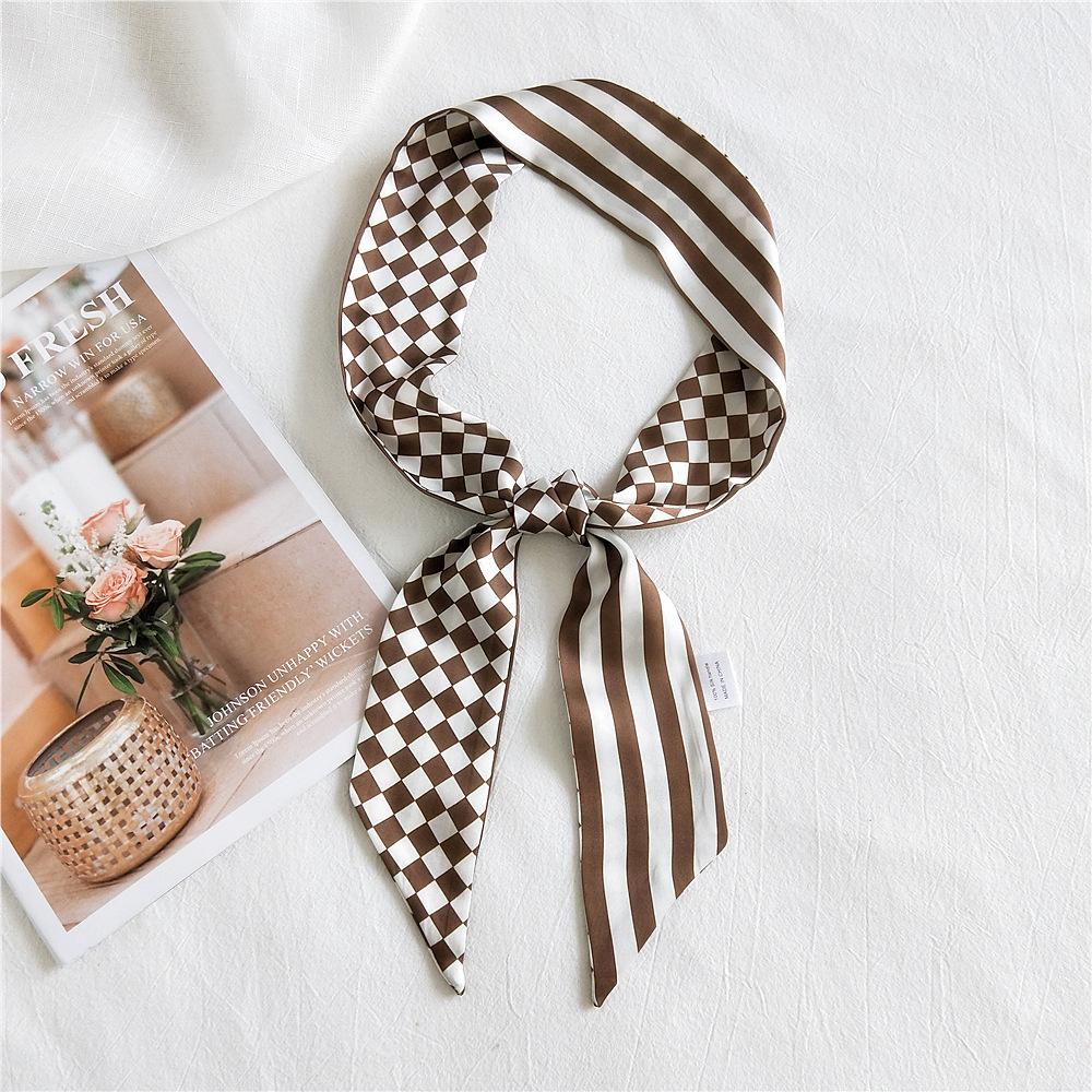 Neue Schals Seidenschals Damen Frühlings- und Herbstsaison Lange dekorative professionelle Schals Sommer Dünne Stile gepaart mit stilvollen Hemden