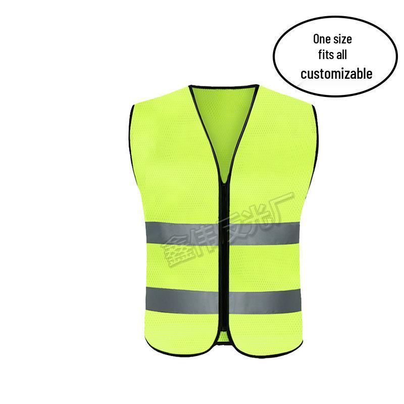 High-Visibility Reflective Safety Vest for Traffic and Construction Workers