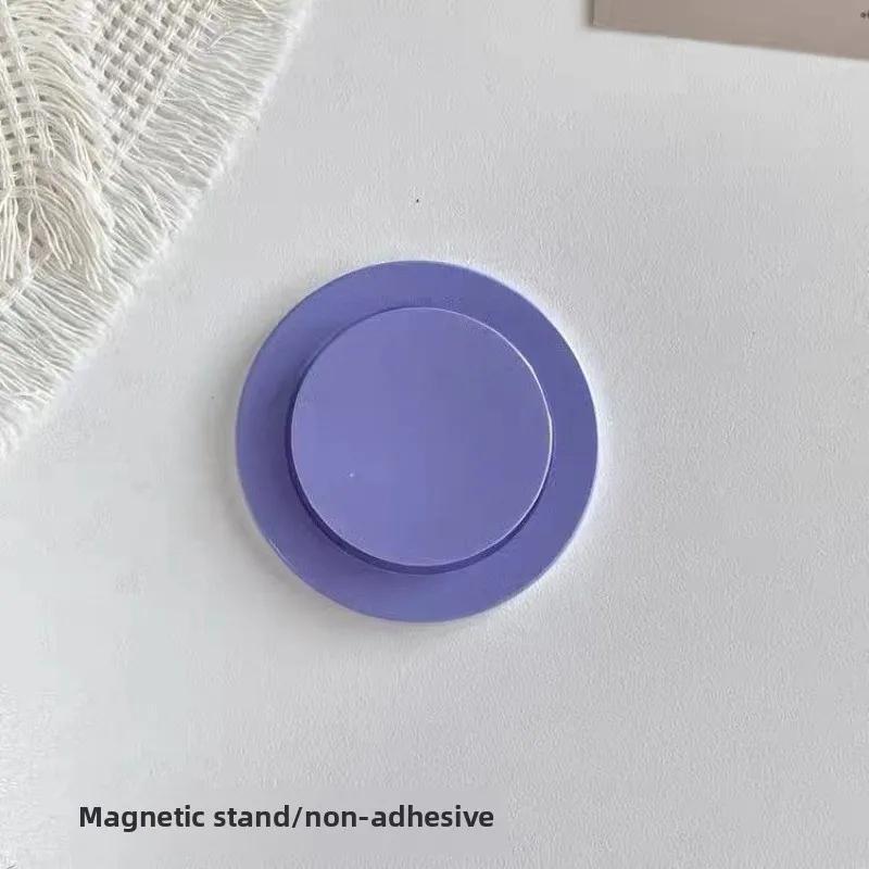 Per Magsafe Magnetico Carino Caramella Retrattile Airbag Supporto Stand Ins Colore Solido Rotondo Impugnatura Telefono Porta Carica Wireless Dito