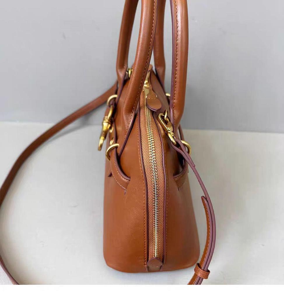 Miu Aventure Retro Leather Briefcase and Handbag