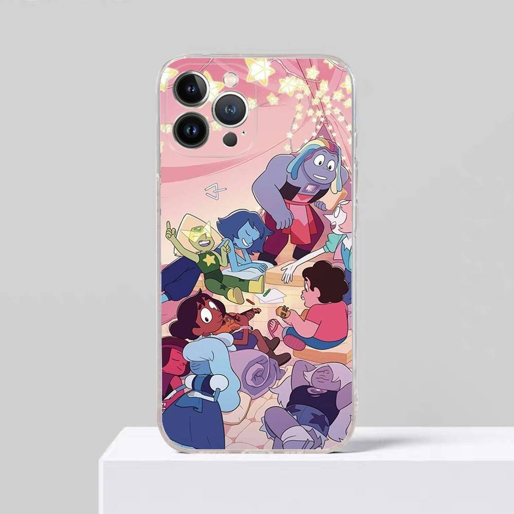 S-Steven U-Universe Transparente Handyhülle für iPhone 17 Air 16 Pro Max 15 14 13 12 11Plus Stoßfeste Abdeckung