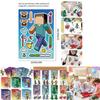 Adorable Cm2305008 Kids Anime Cartoon My World Interactive Puzzle Diy Sticker Set For Creative Fun