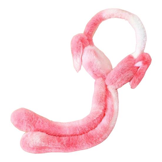 Dámský zimní ohřívač uší Roztomilé plyšové náušníky s pohyblivými skákacími králičími uši Přechodová barva Kryty uší Čelenka pro ženy dívky