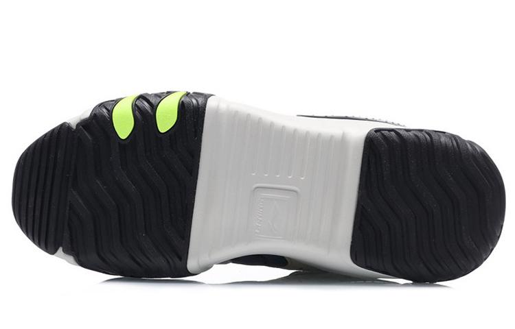 Li Ning Cat Paw Lite Comfortable Cushioning Slip Resistant Abrasion Resistant Low Top Running Shoes Men's Blue Black AGLQ107-3