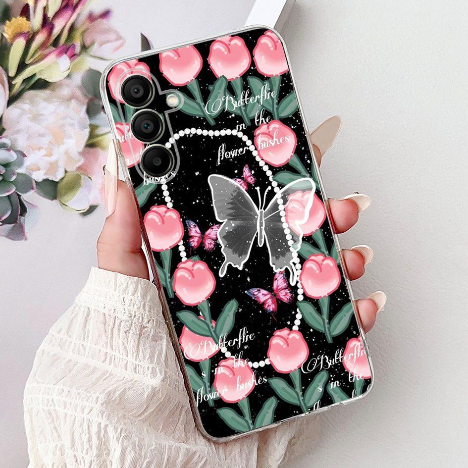 For Cover Samsung Galaxy A16 5G Phone Case SM-A166B Silicone Soft Cartoon Bumper For Samsung A16 4G SM-A165F A 16 GalaxyA16 Capa