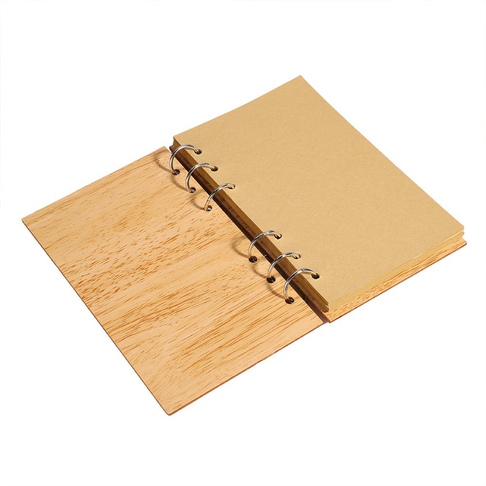 Wooden Guest Book Memorable Signature Message Notebooks Gift For Wedding Party