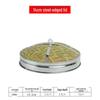 Stainless Steel Edged Bamboo Steamer