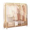 Floor-Standing Transparent Clothes Dust Cover: Waterproof, Dustproof Overcoat Storage and Drying Rack