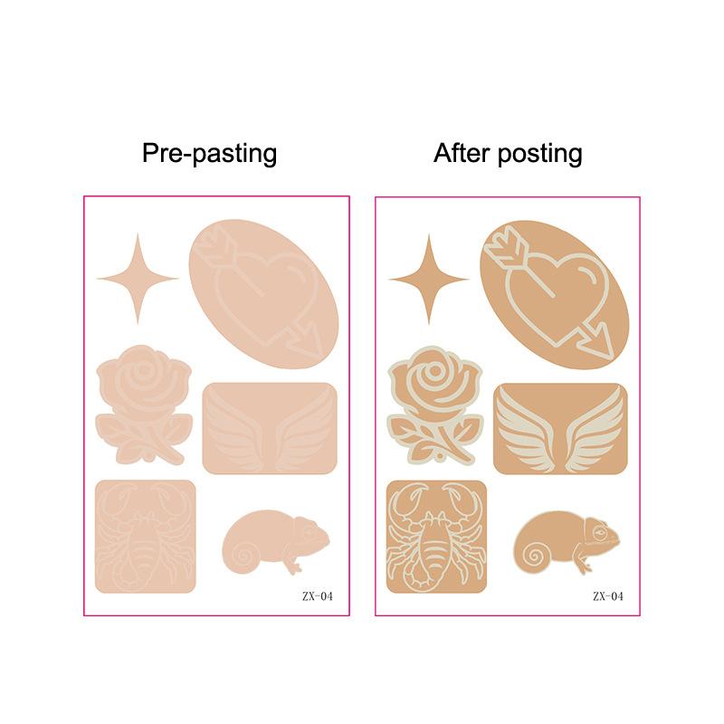 15 Sheets Tattoo Cover Up Patch Tattoo Masking Tape Ultra Thin Patch For Tattoo Scar And Birthmarks Invisible Waterproof Skin