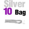 MNFT 10Bags Fly Tying Materials Muti-color Fly Fishing Crystal Flash Flashabou Tinsel for Making Fly Fishing Lur