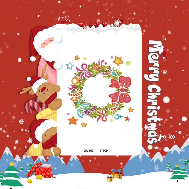 Popular Cartoon Christmas Temporary Tattoos for Kids - Cute Santa and Snowman Sticker Set