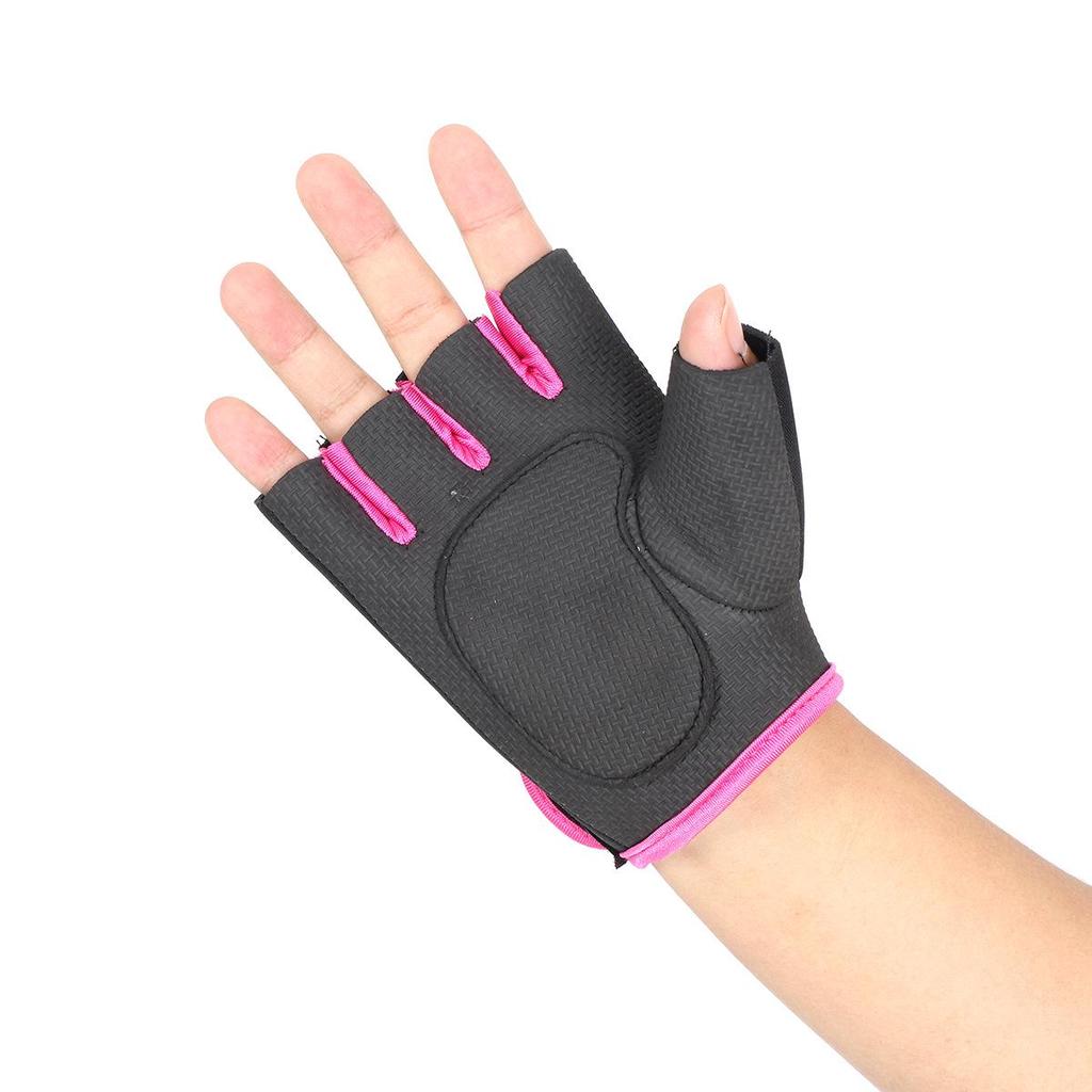 Unisex Anti-Blister Fingerless Fitness Gloves for Weightlifting, Dumbbells, and Cycling - Wear-Resistant, Non-Slip.