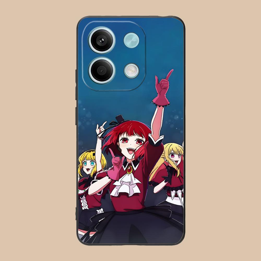 Oshi No Ko B-Komachi Phone Case for POCO M6 M5 M4 M3 X7 X6 X5 X4 X3 F6 F5 F4 Pro GT 5G Colour Protective Pretty Cover Luxury