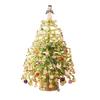 Plastic Beads for Crafts DIY Beaded Christmas Tree Kit, Handmade with LED Lights, Party Crafting Props Holiday Craft Project, Bead Kit Adults,