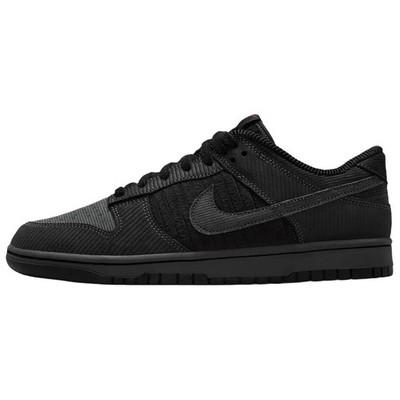 

Nike Dunk Low Retro Premium Черный Вельвет Мужские Черный IB7746-001 40.5 чёрный