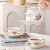 Ceramic Cups Flower Tea Pot Kettle Afternoon Tea Maker Water Bottle Water Cup Coffee Cups Tea Brewing Utensils Breakfast Cup