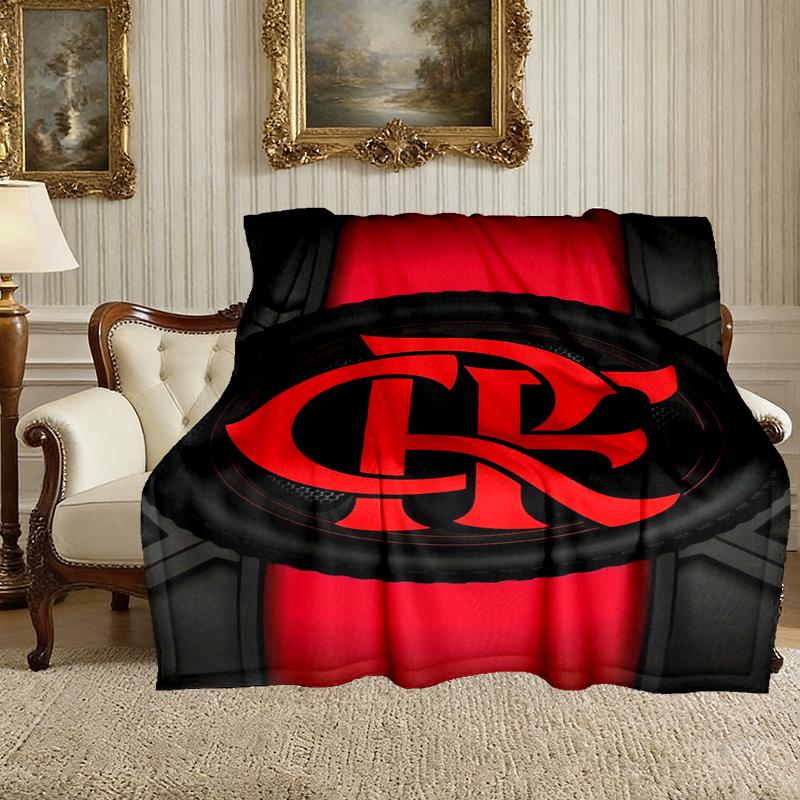 1pc Rangers FC Blanket, Cozy Valentine's Day Blanket, Multi-functional Nap Blanket Available Throughout the Four Seasons