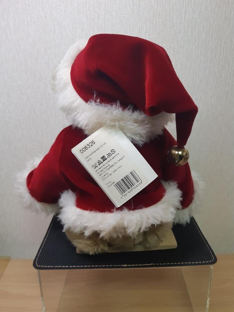 [USED] Steiff Teddy Bear "Christmas Bear 2017" Approx. 32cm