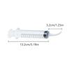 3/6Pcs No Needle 12 Ml Syringes For Liquid Multi Transparent Plastic Liquid Dispensing Plastic Syringe Oil Or Glue Applicator