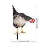 YKLU069-256 3D Rooster, Hen, Duck & Pig Outdoor Garden Decoration Plug