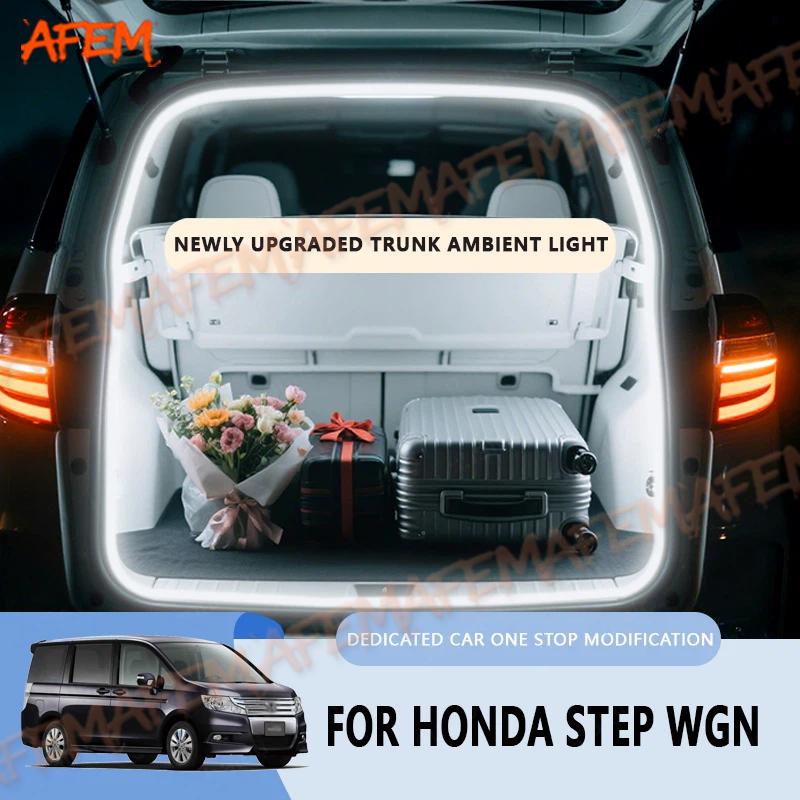 For 2010-2025 Honda Step Wgn Trunk light modification light Atmosphere lights White warm white Rear Trunk LED Light Bar