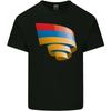 Gekrulde Armeense Vlag Armeense Dag Voetbal Kinder T-shirt Kinder