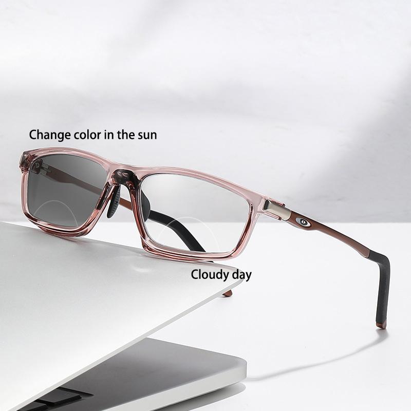 Sport style pochromic TR90 aluminum-magnesium model anti-blue light outdoor sports accessory 813-1