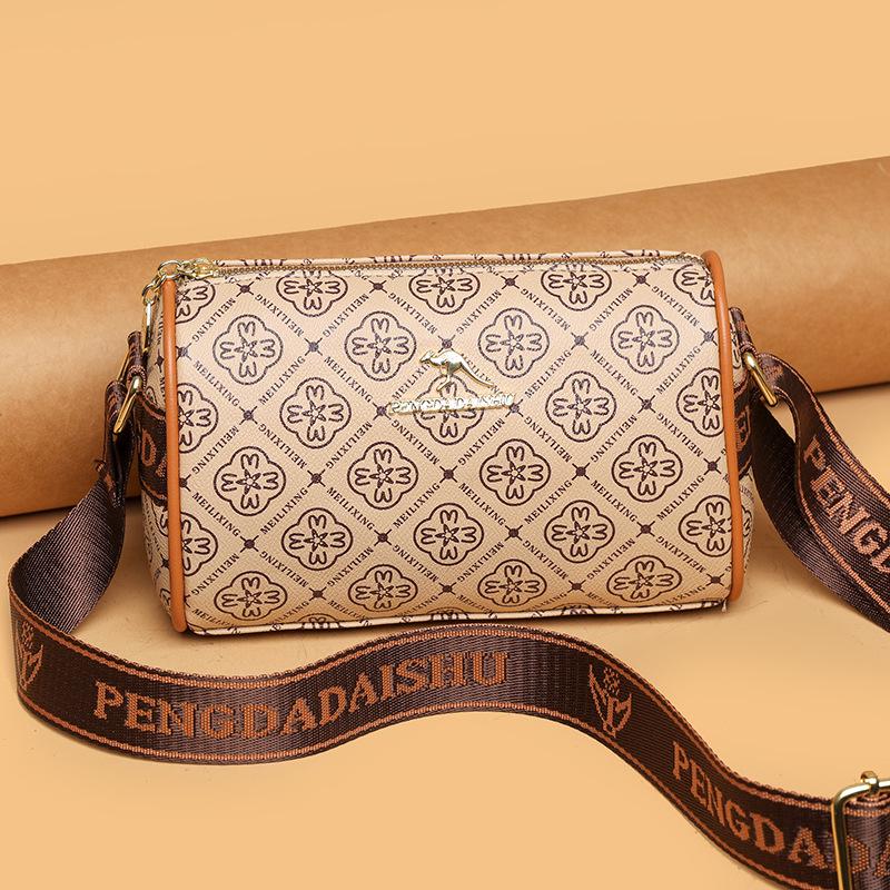 Four Seasons Women's Retro Pattern Shoulder & Crossbody Pillow Bag